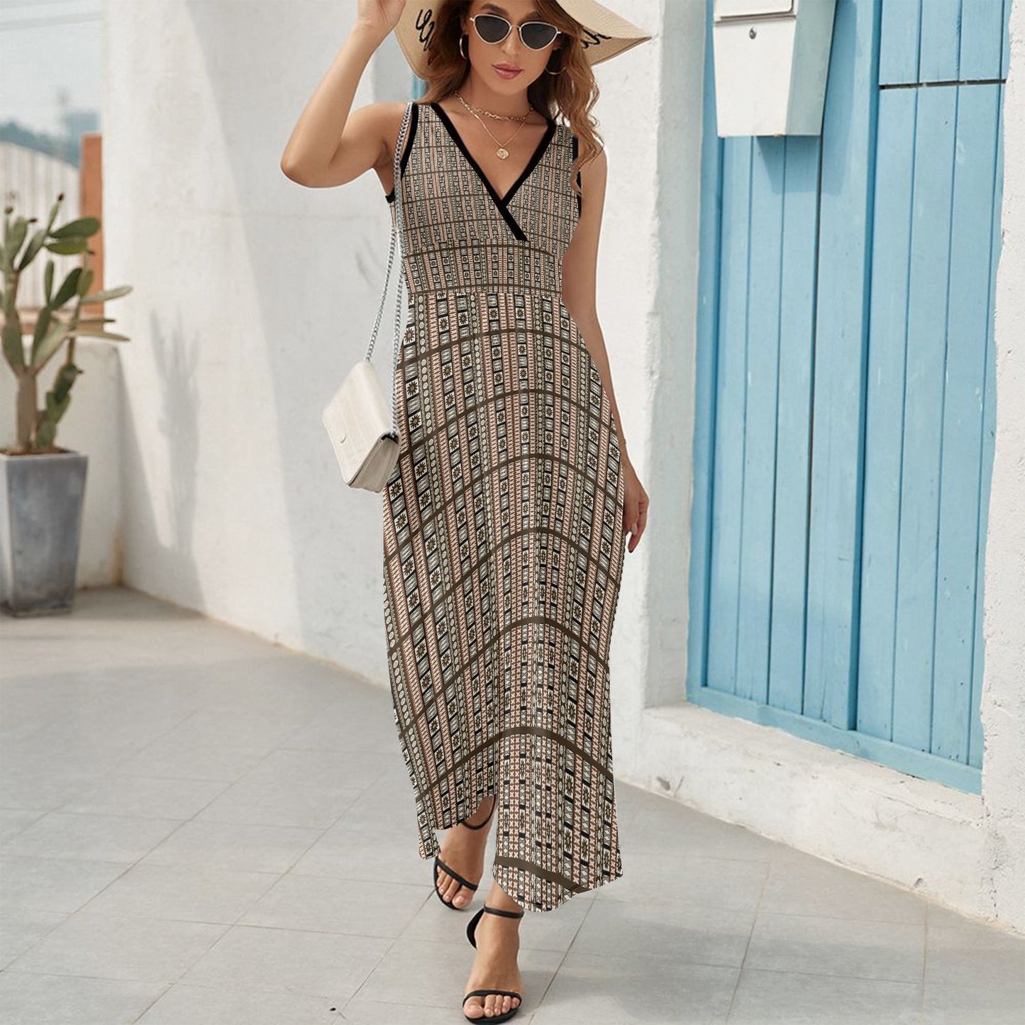 Knoxee Masi V - neck Sleeveless Dress - Knoxee