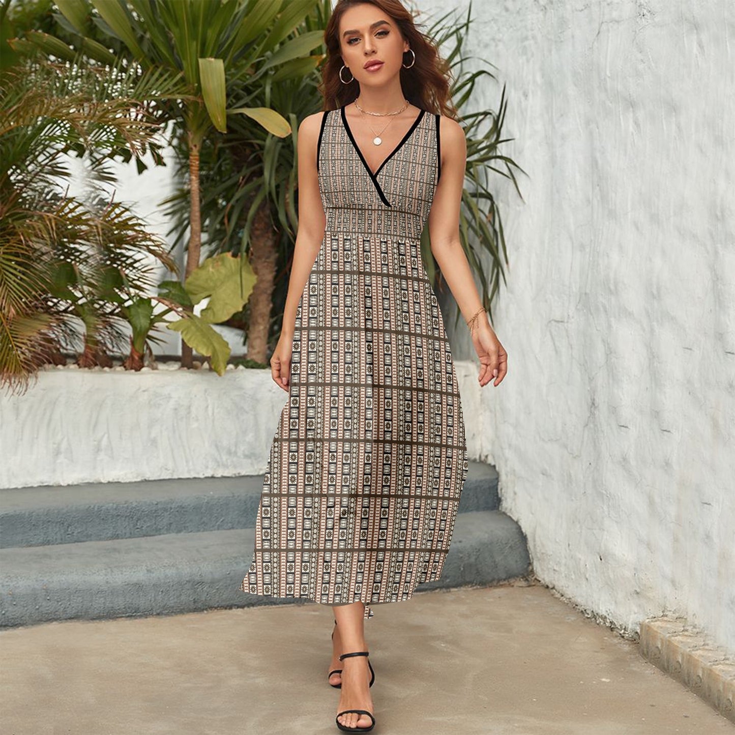 Knoxee Masi V - neck Sleeveless Dress - Knoxee