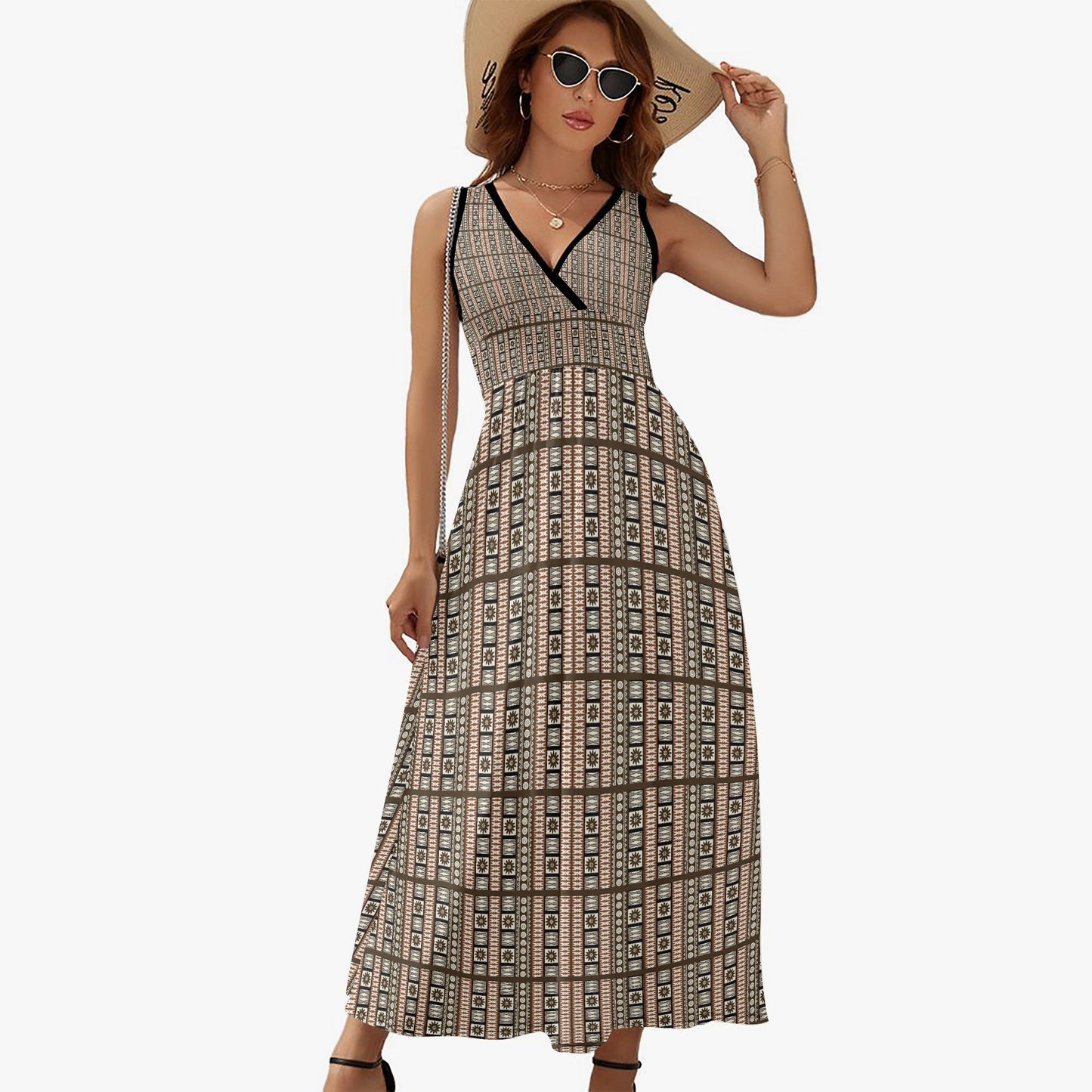 Knoxee Masi V - neck Sleeveless Dress - Knoxee
