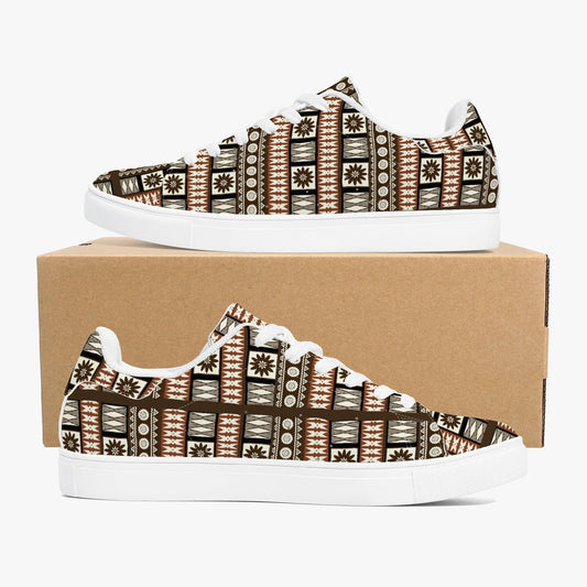 Masi Classic Low - Top Leather Sneakers - White/Black - Knoxee