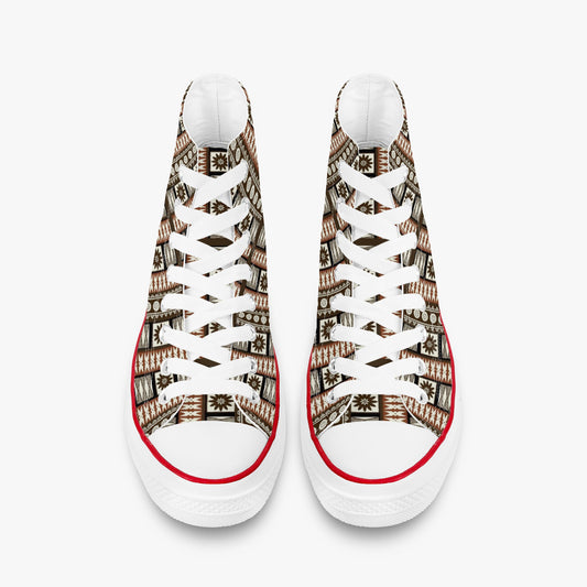 Masi High - Top Canvas Shoes - White - Knoxee
