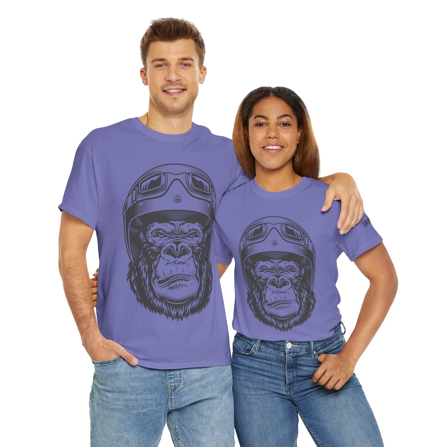 Groovin Gorilla Unisex Heavy Cotton Tee - Knoxee