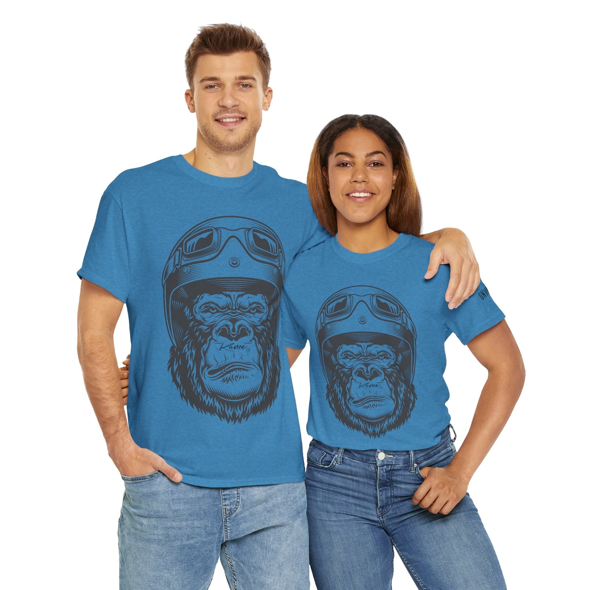 Groovin Gorilla Unisex Heavy Cotton Tee - Knoxee