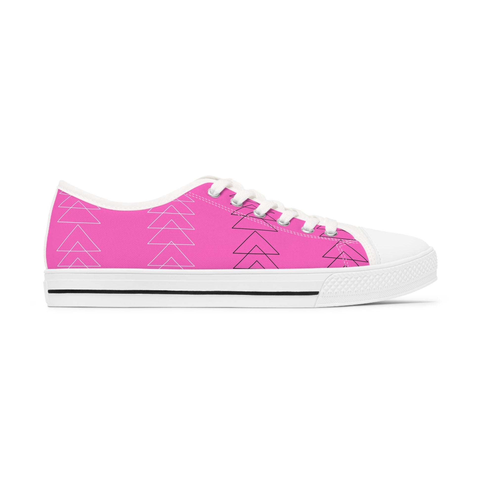 Ice Pink Women's Low Top Sneakers - Knoxee Tees