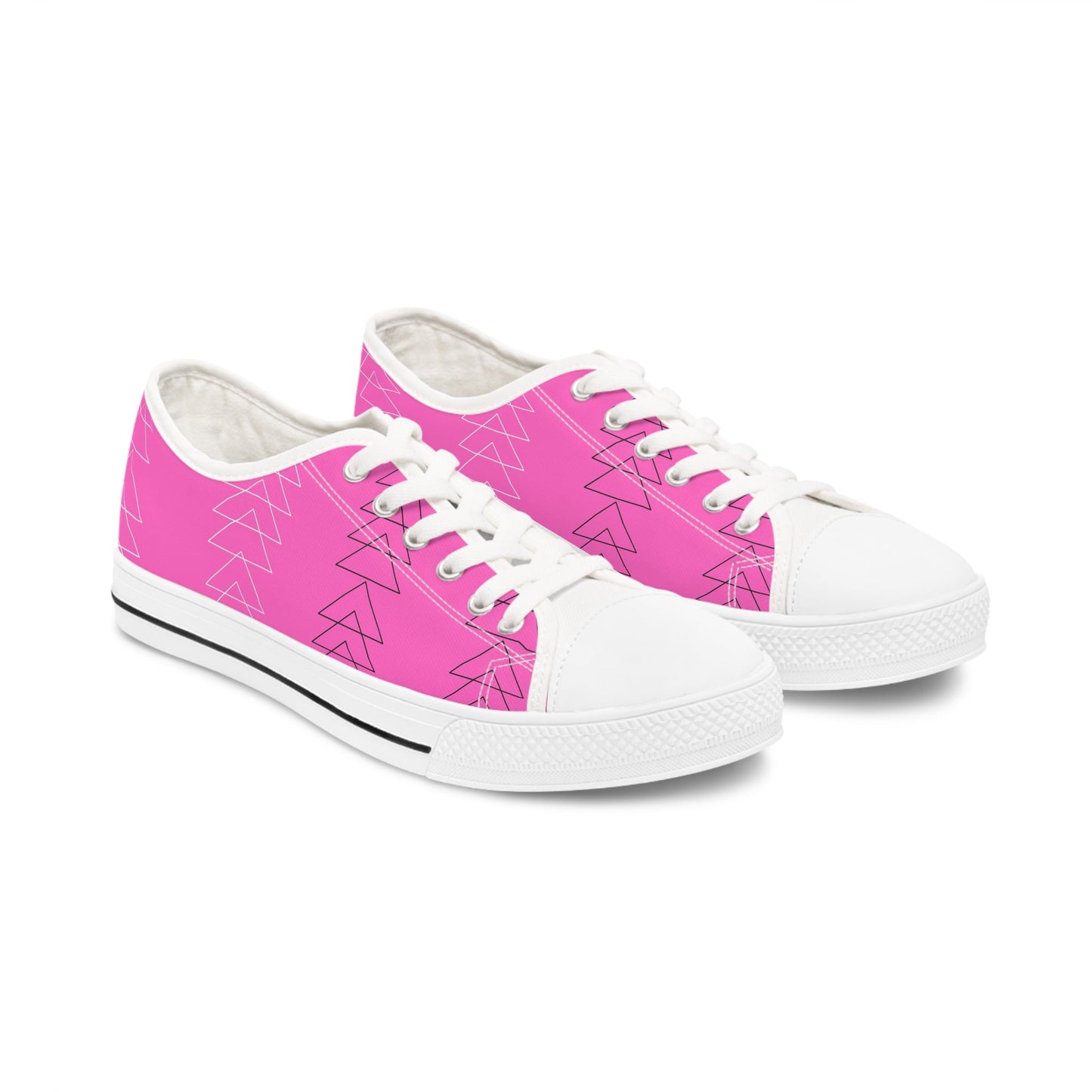 Ice Pink Women's Low Top Sneakers - Knoxee Tees