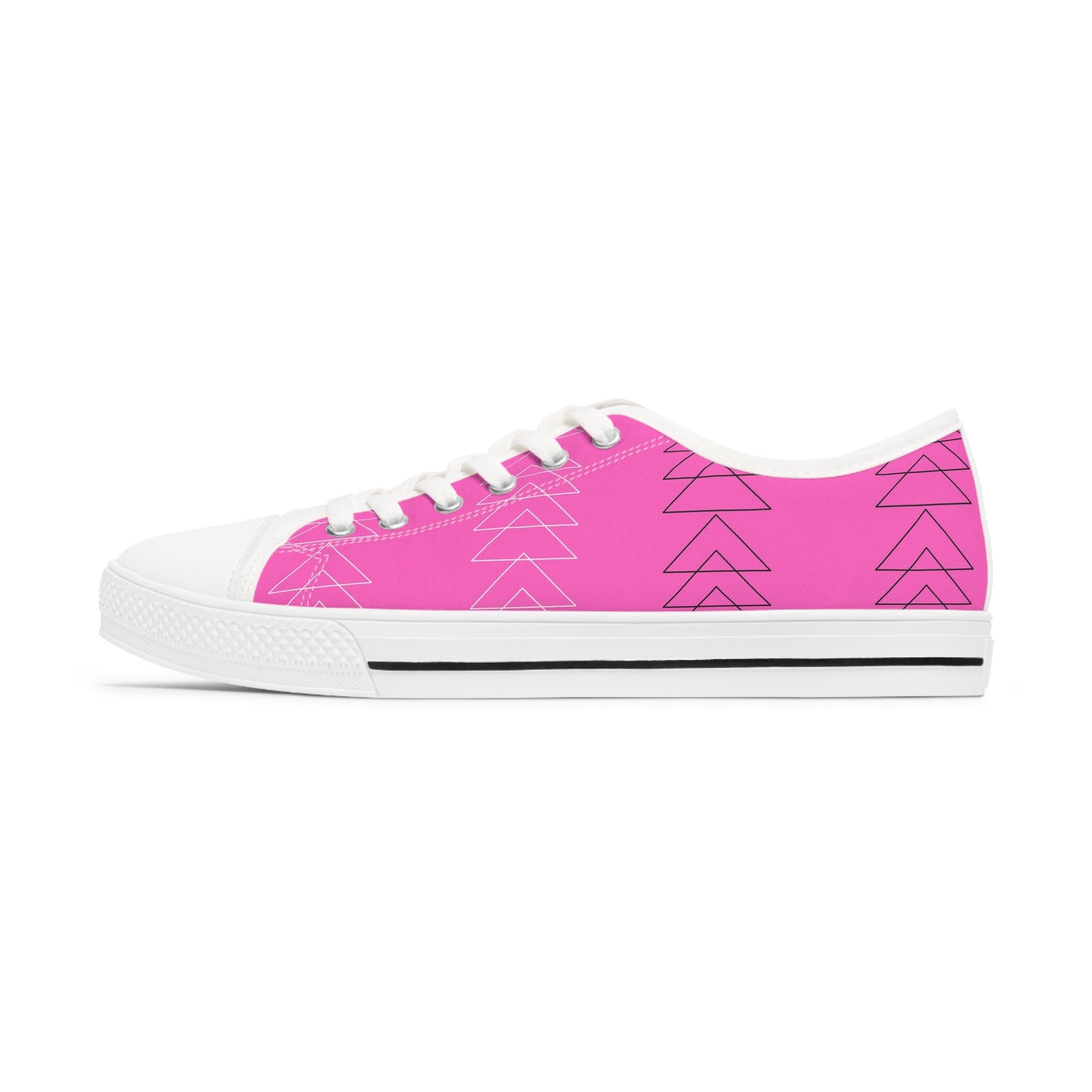 Ice Pink Women's Low Top Sneakers - Knoxee Tees