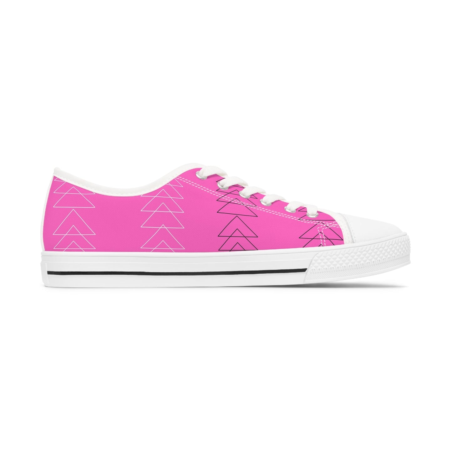 Ice Pink Women's Low Top Sneakers - Knoxee Tees