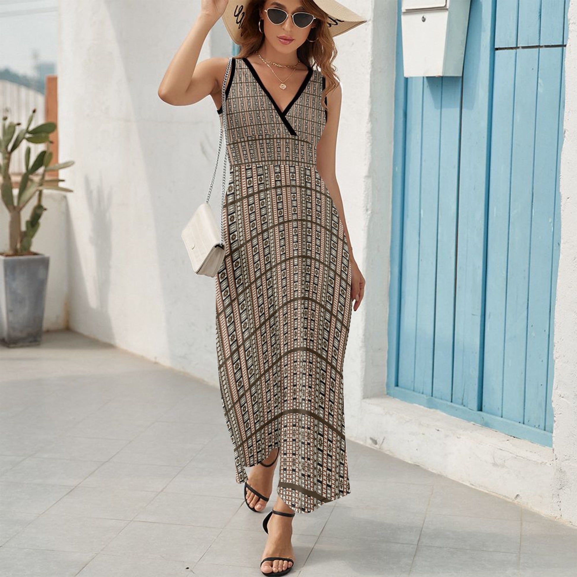 Knoxee Masi V - neck Sleeveless Dress - Knoxee
