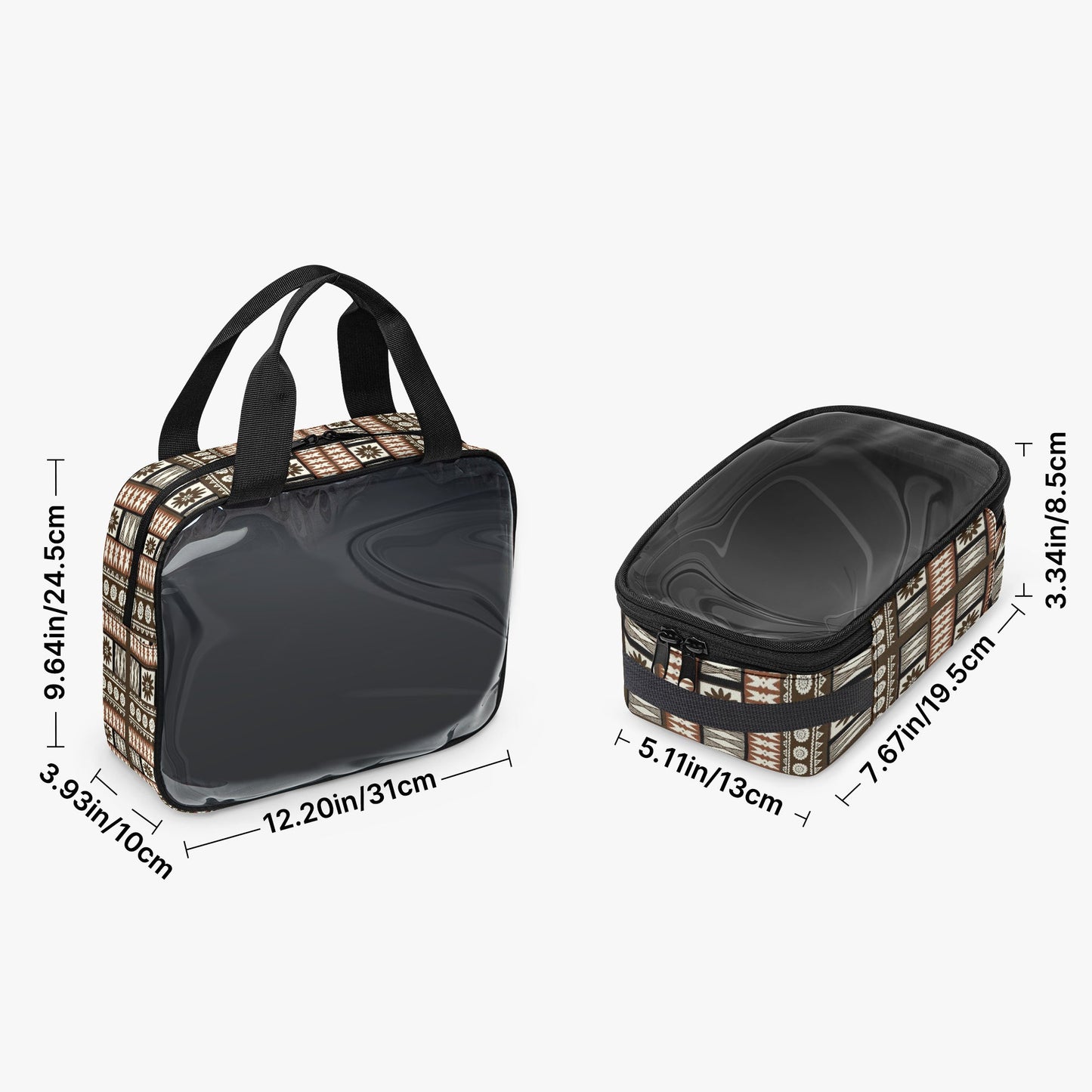 Masi 3 - Piece Clear Travel Toiletry Organizer Set - Knoxee