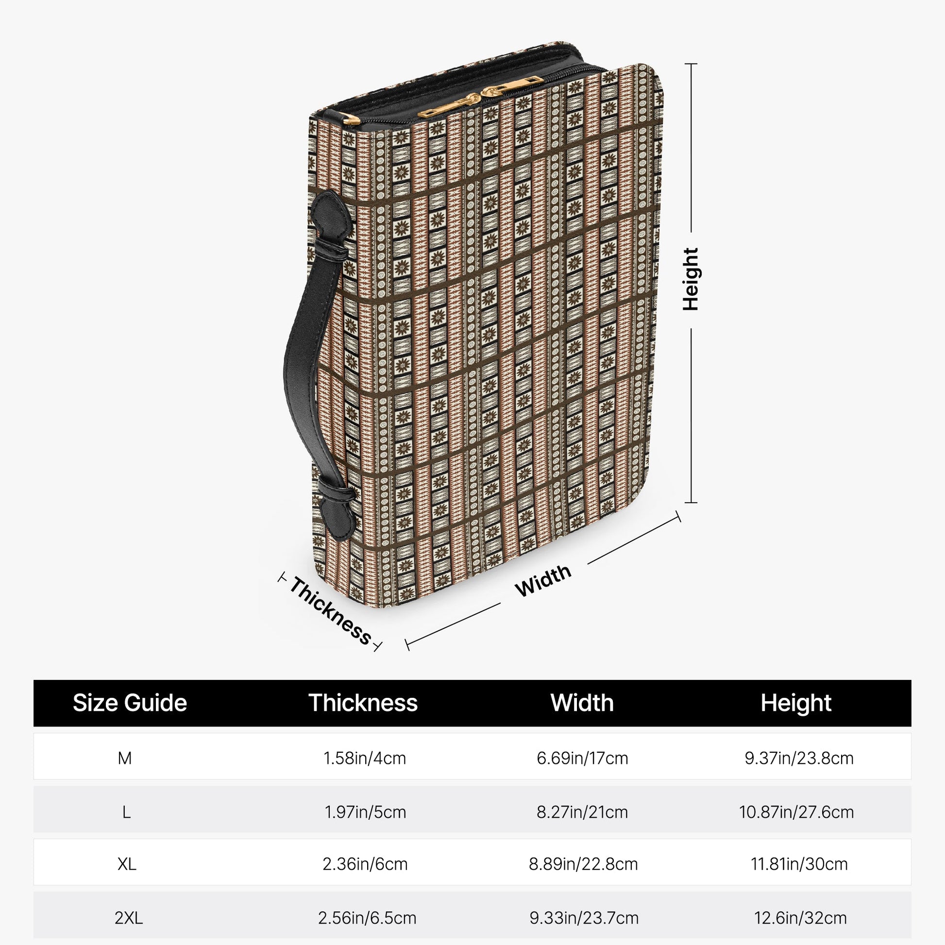Masi Bible Cover with Adjustable Strap - Knoxee