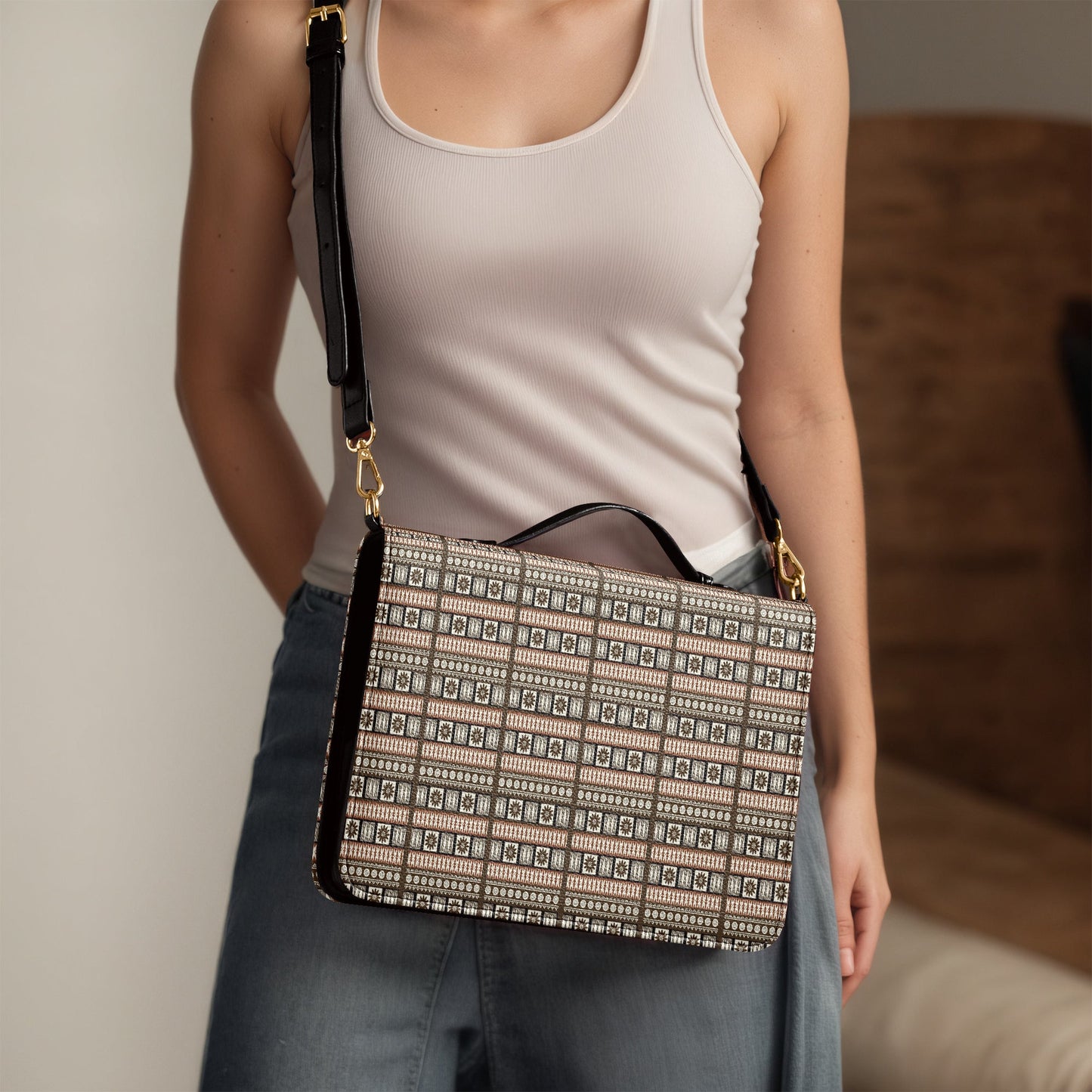 Masi Bible Cover with Adjustable Strap - Knoxee