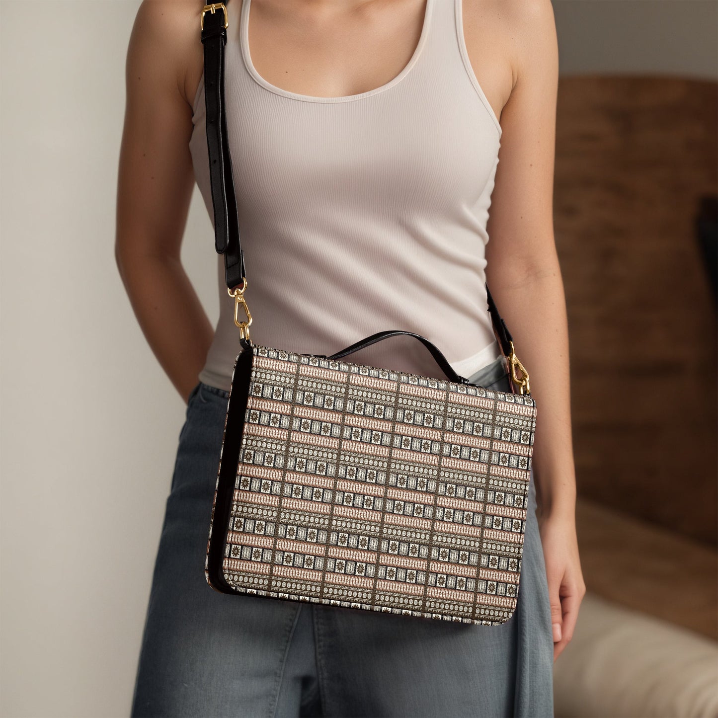 Masi Bible Cover with Adjustable Strap - Knoxee