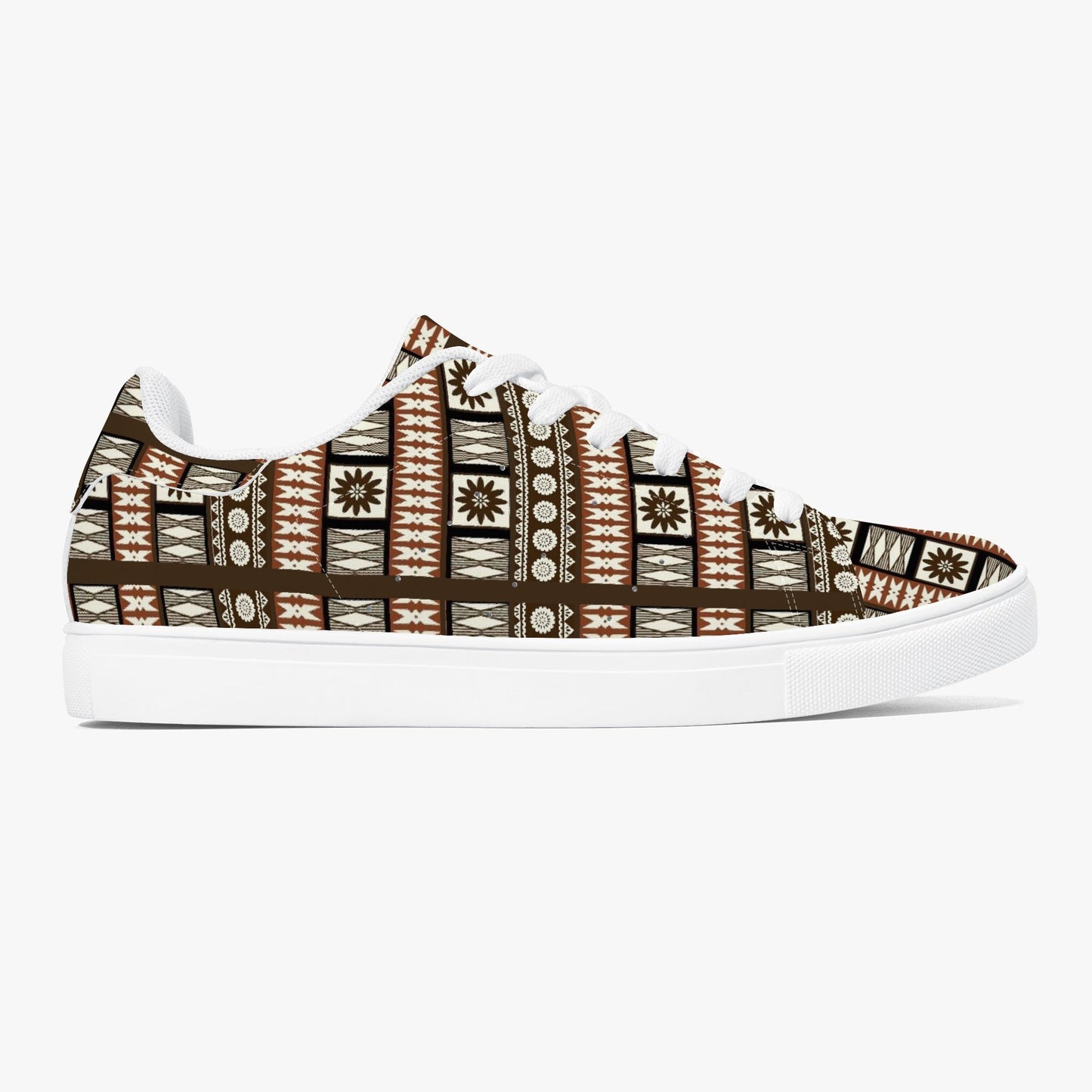 Masi Classic Low - Top Leather Sneakers - White/Black - Knoxee