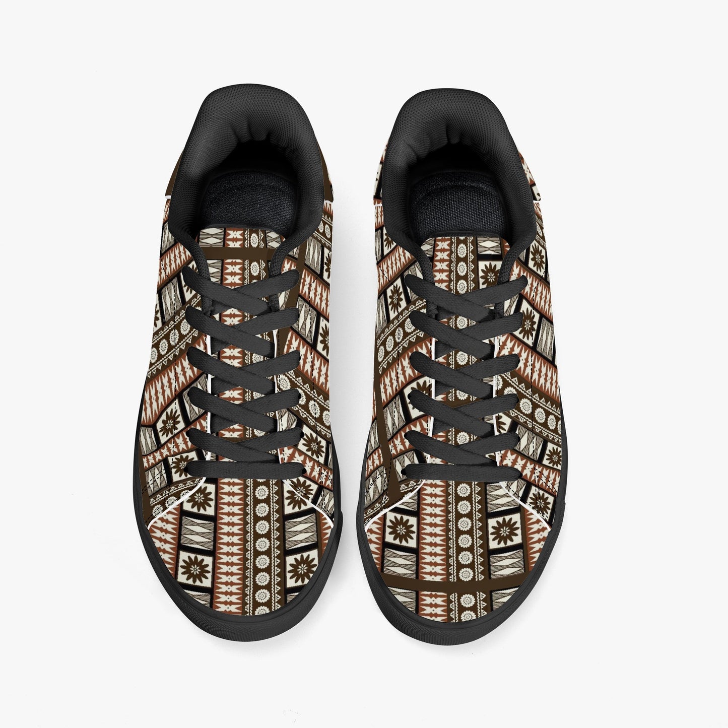 Masi Classic Low - Top Leather Sneakers - White/Black - Knoxee