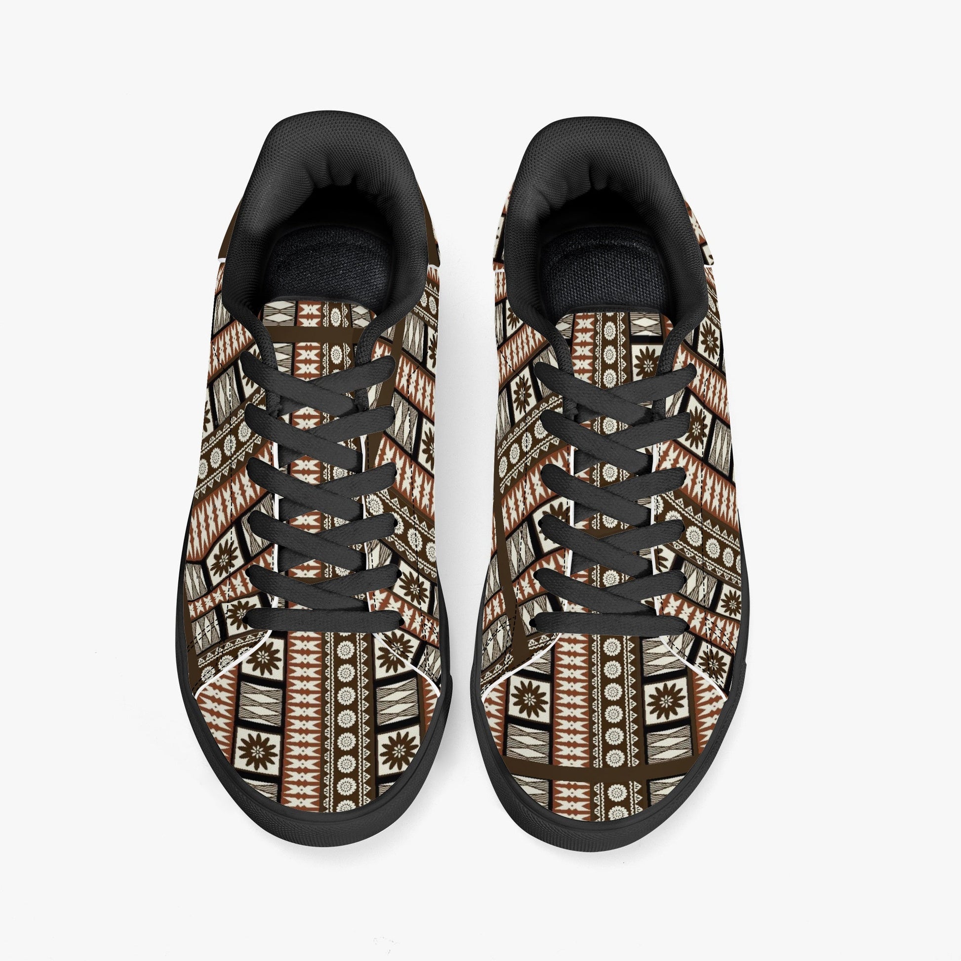 Masi Classic Low - Top Leather Sneakers - White/Black - Knoxee