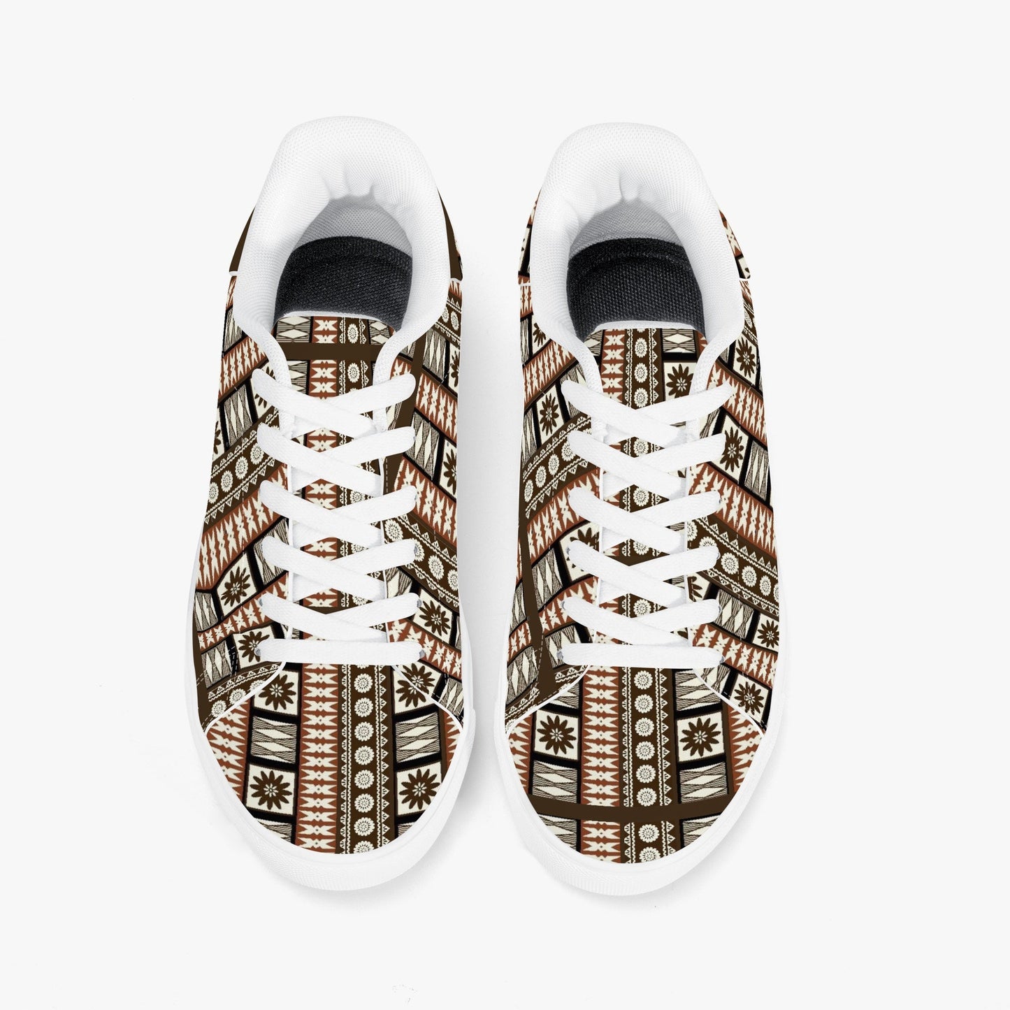 Masi Classic Low - Top Leather Sneakers - White/Black - Knoxee