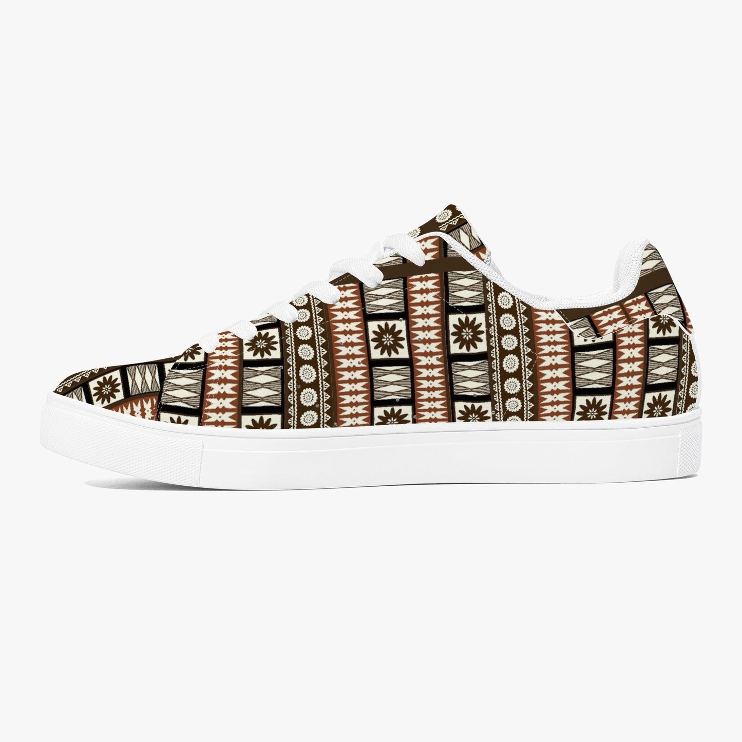Masi Classic Low - Top Leather Sneakers - White/Black - Knoxee