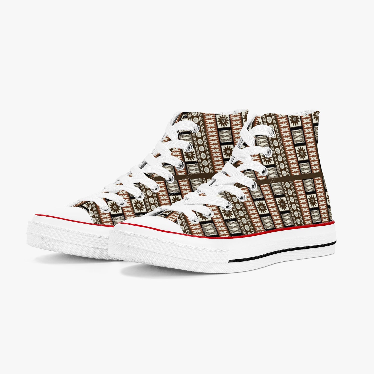 Masi High - Top Canvas Shoes - White - Knoxee