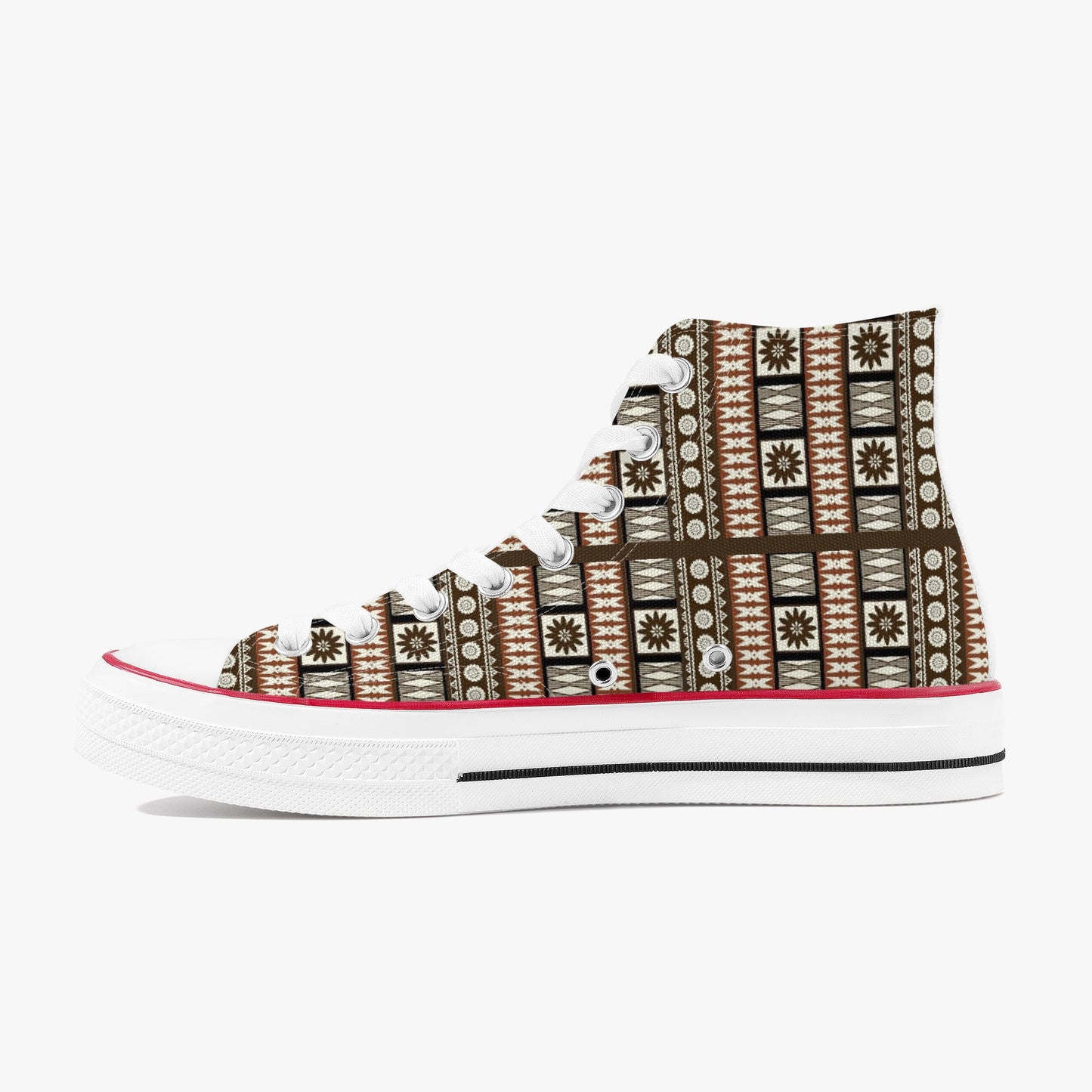 Masi High - Top Canvas Shoes - White - Knoxee