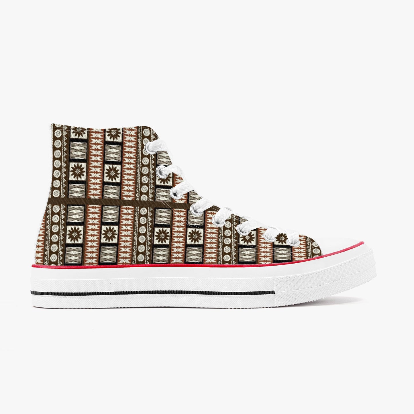 Masi High - Top Canvas Shoes - White - Knoxee