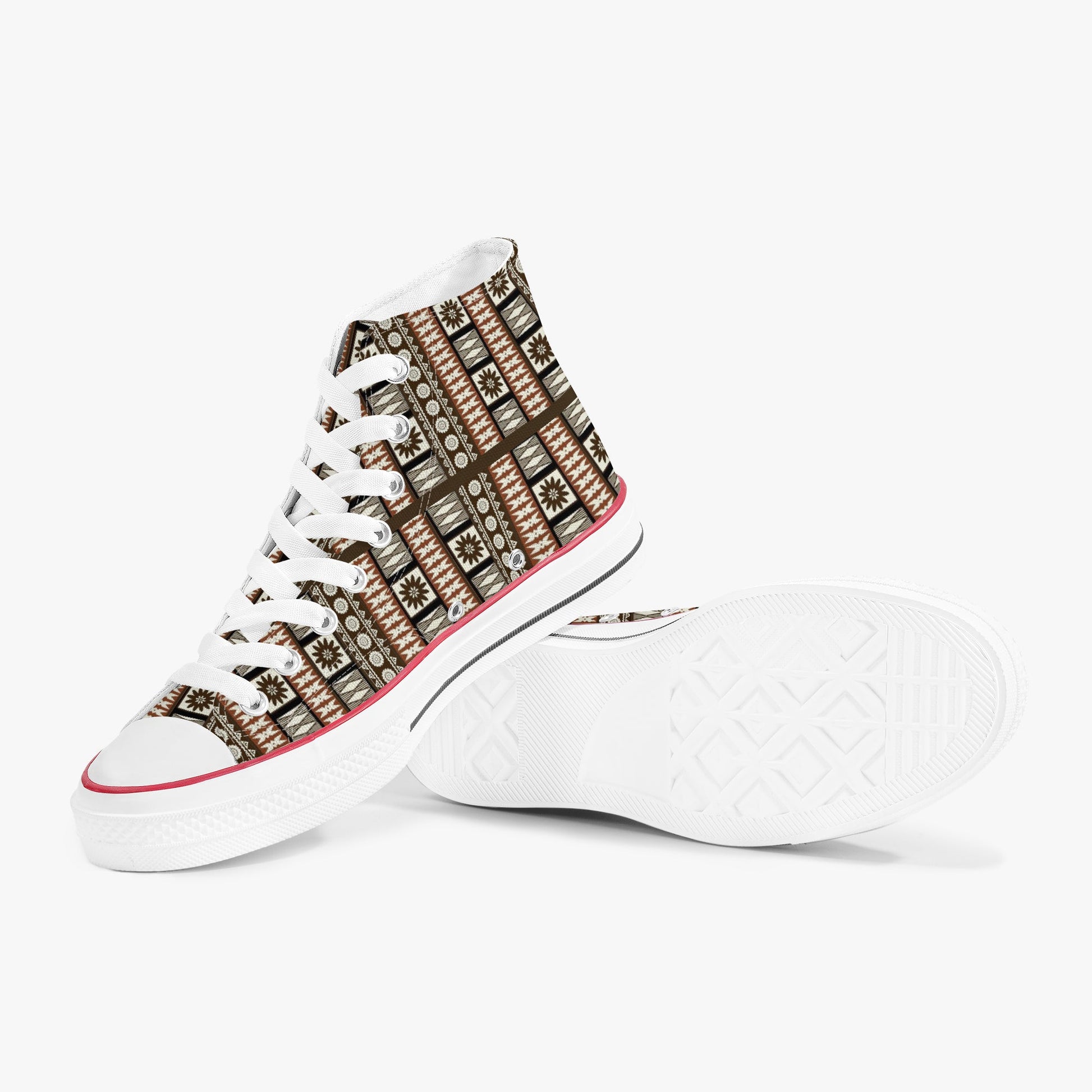 Masi High - Top Canvas Shoes - White - Knoxee