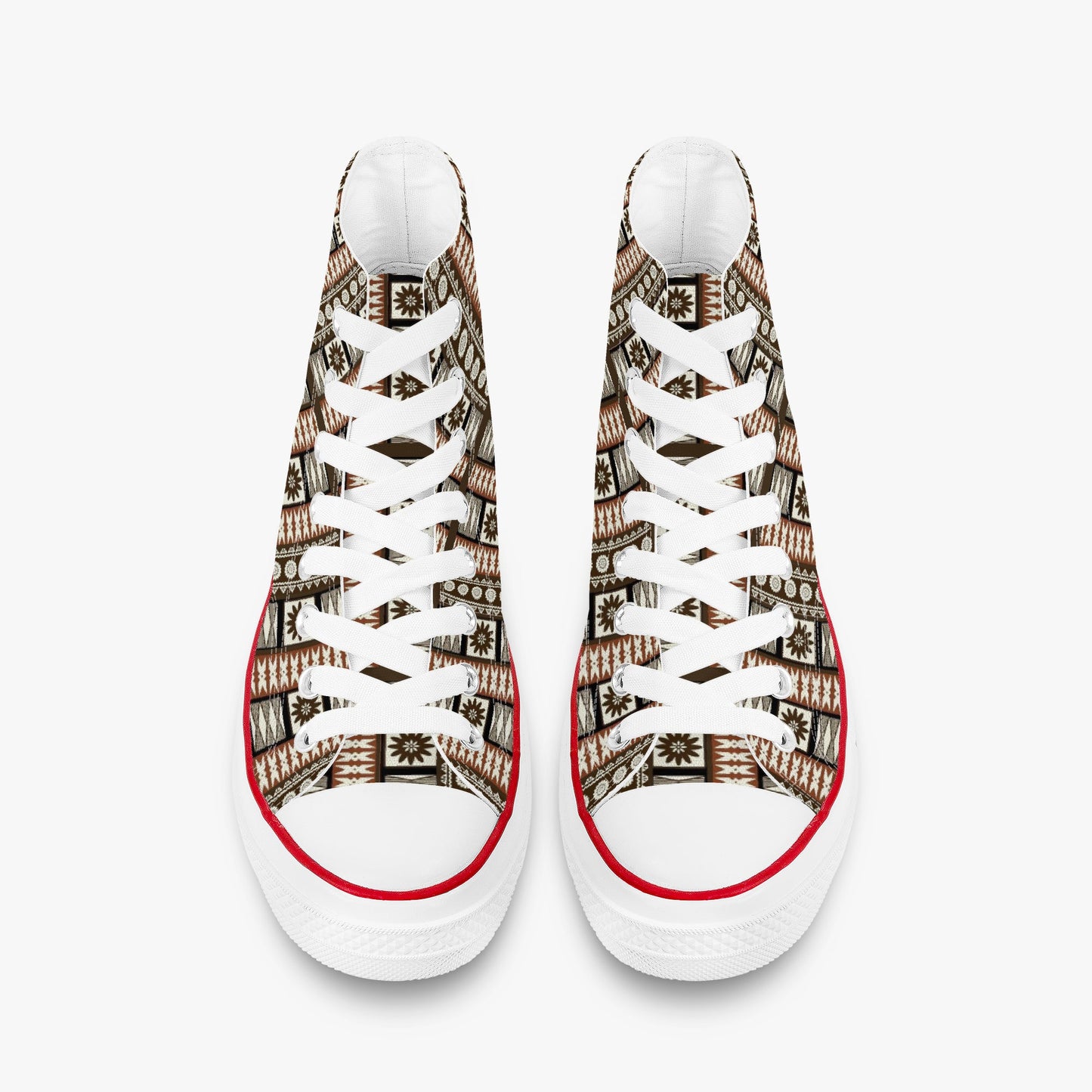 Masi High - Top Canvas Shoes - White - Knoxee