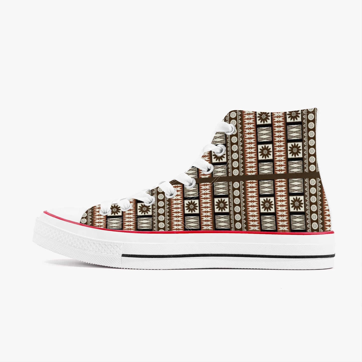Masi High - Top Canvas Shoes - White - Knoxee