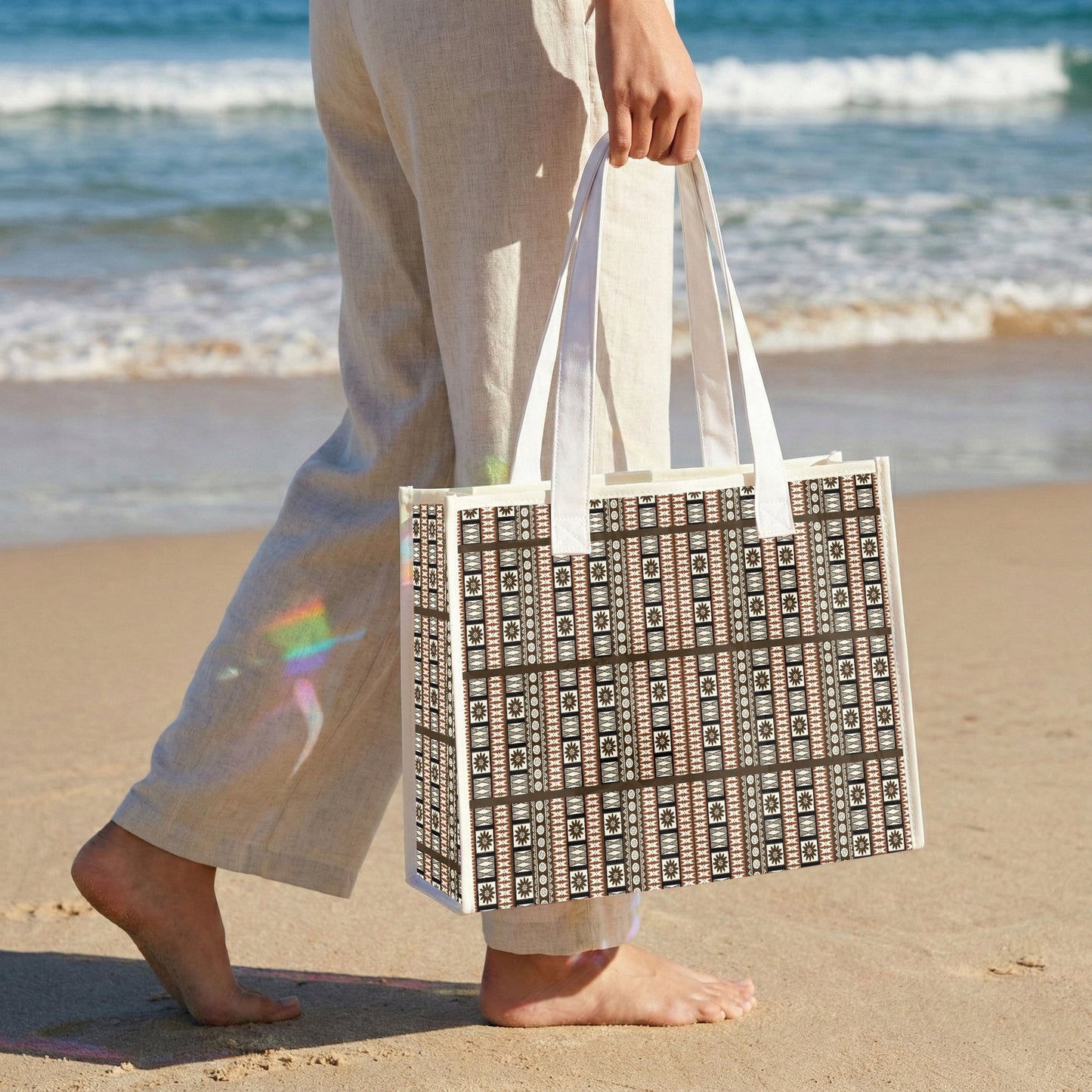 Masi Large Holographic Tote - Knoxee
