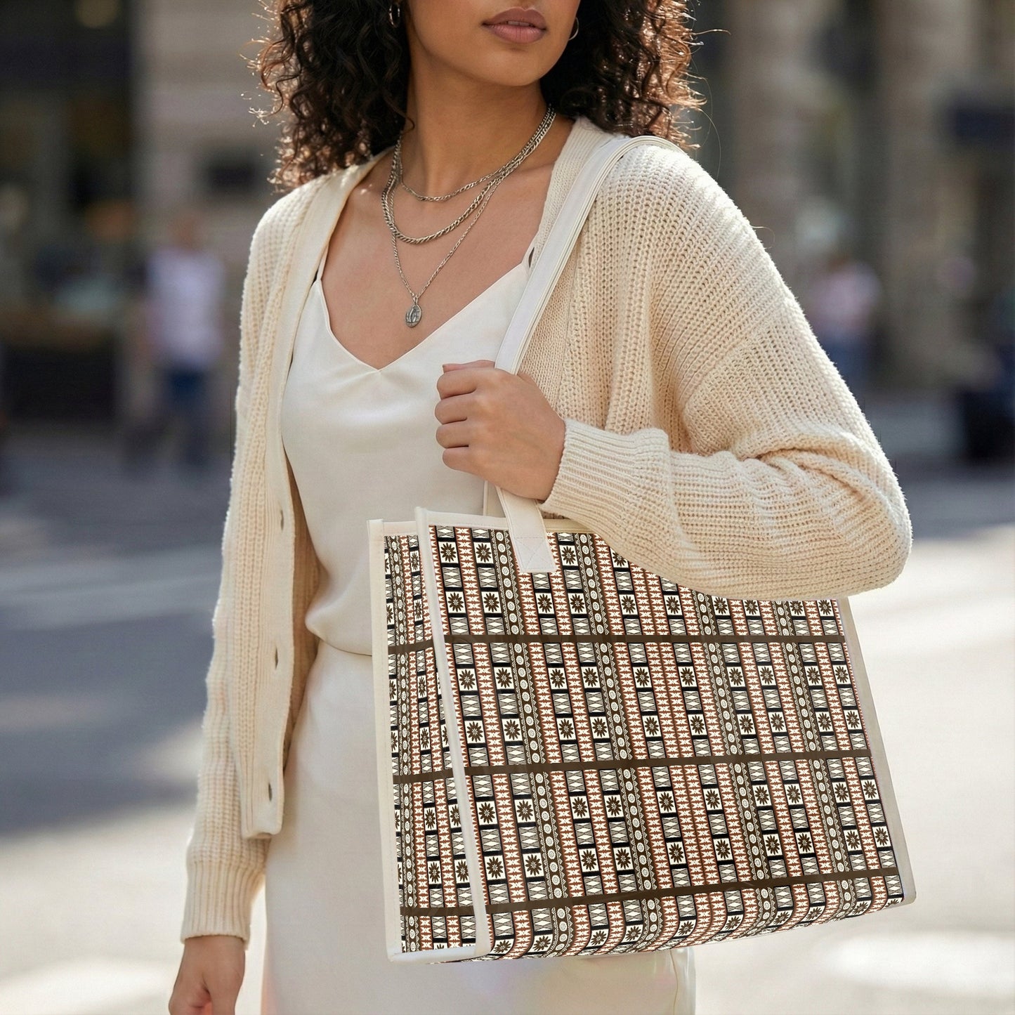 Masi Large Holographic Tote - Knoxee