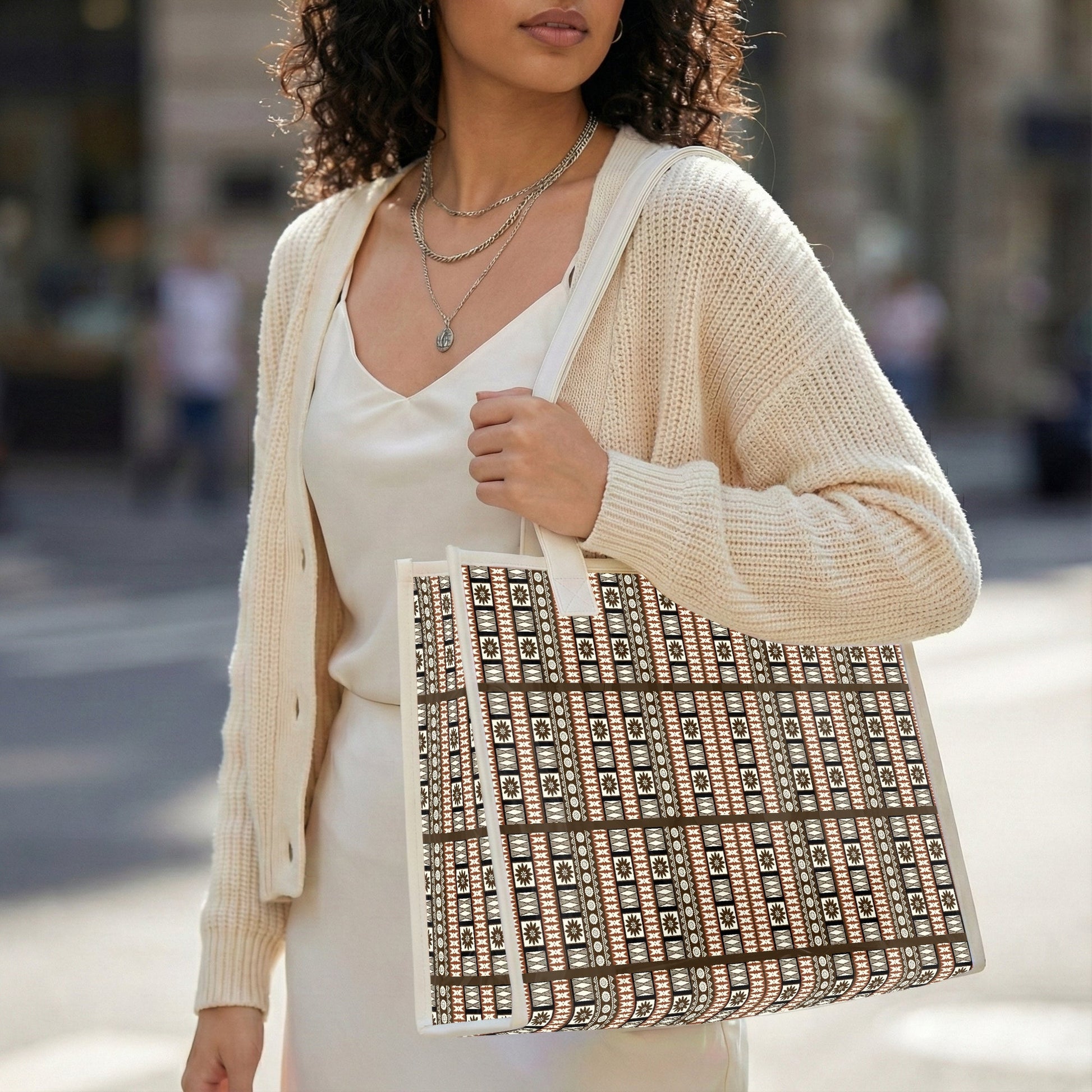 Masi Large Holographic Tote - Knoxee