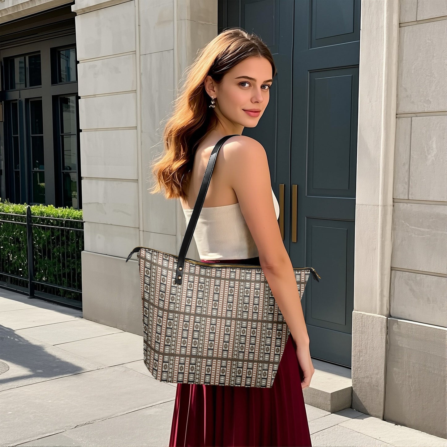 Masi Roomy PU Tote Bag - Knoxee