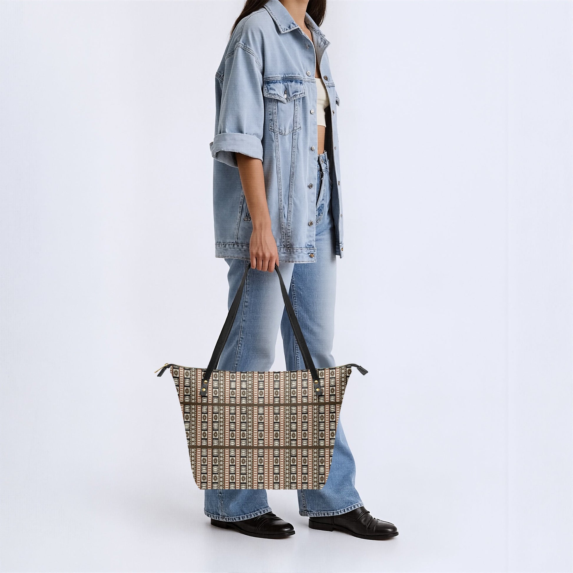 Masi Roomy PU Tote Bag - Knoxee