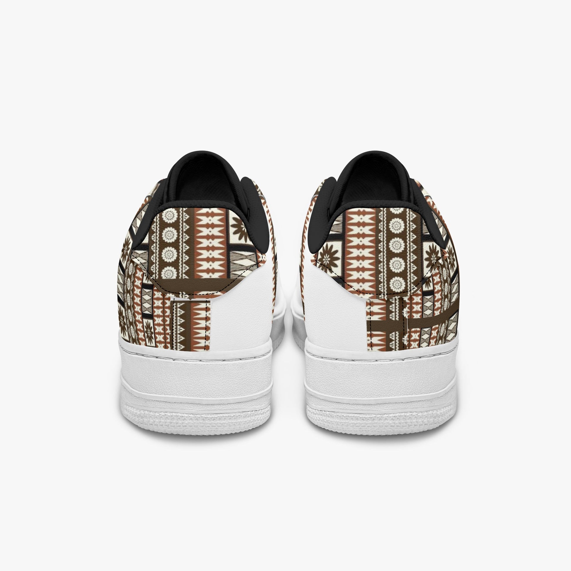 Masi Type 2 AF1 Low - Top Microfiber PU Leather Sports Sneakers - Knoxee