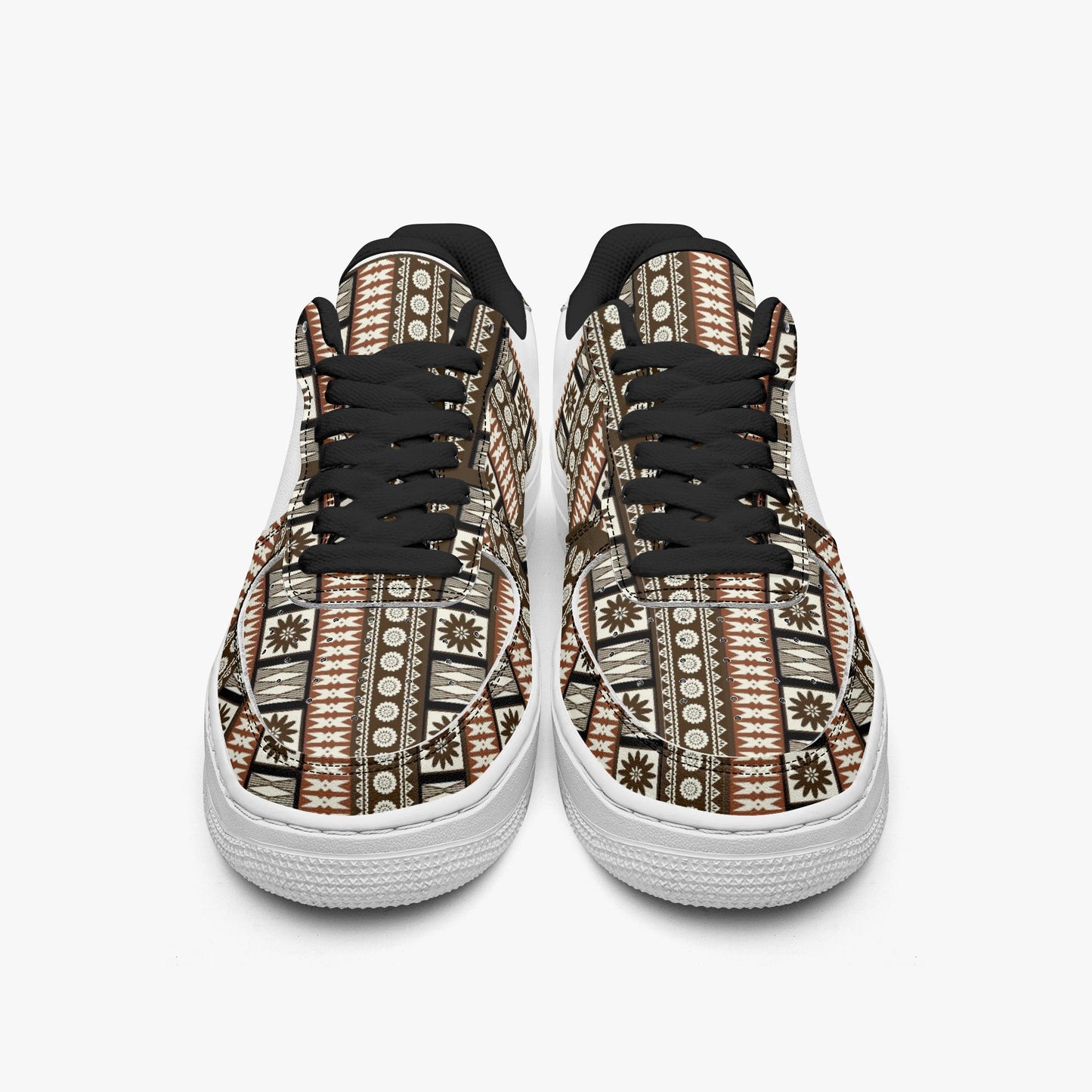 Masi Type 2 AF1 Low - Top Microfiber PU Leather Sports Sneakers - Knoxee