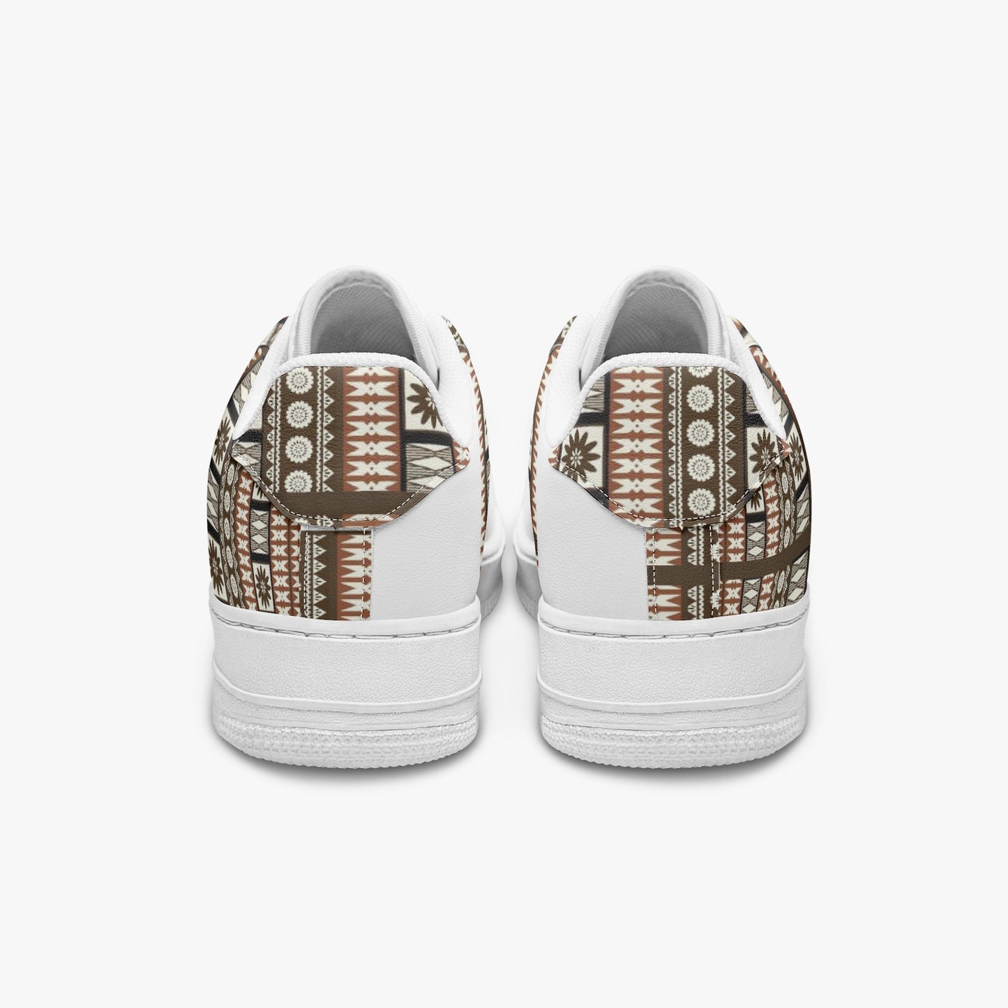 Masi Type 2 AF1 Low - Top Microfiber PU Leather Sports Sneakers - Knoxee