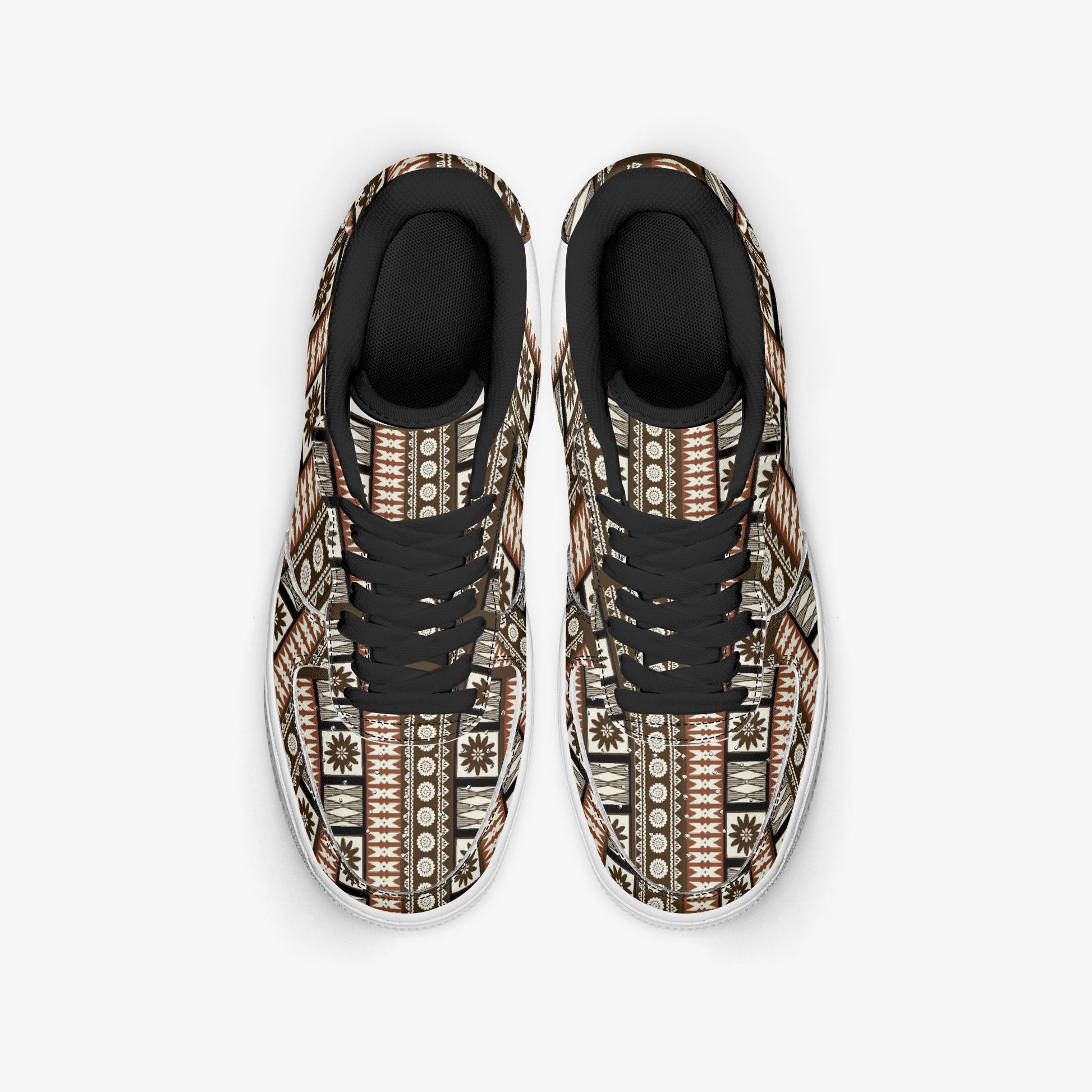 Masi Type 2 AF1 Low - Top Microfiber PU Leather Sports Sneakers - Knoxee