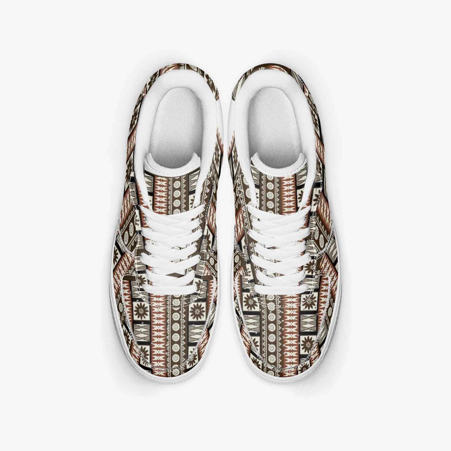 Masi Type 2 AF1 Low - Top Microfiber PU Leather Sports Sneakers - Knoxee