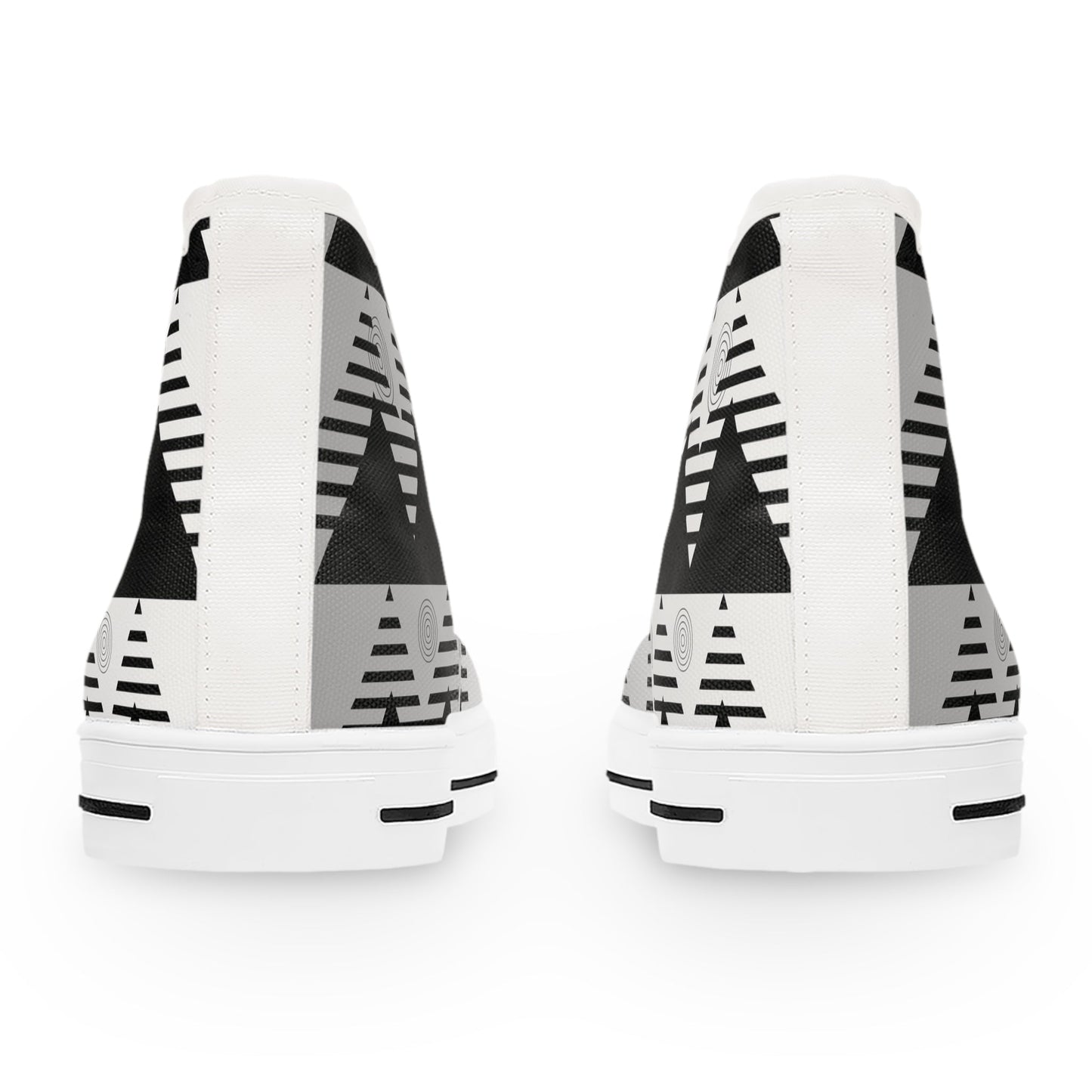 Ice Silver Women's High Top Sneakers - Knoxee Tees